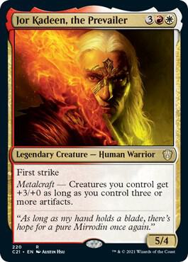 Jor Kadeen, the Prevailer 220 card from Commander 2021