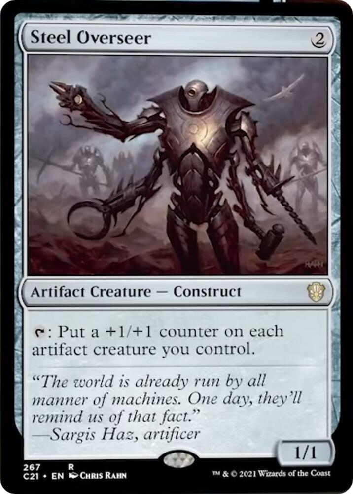 Steel Overseer 267 card from Commander 2021