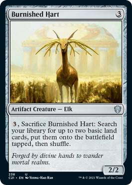Burnished Hart 238 card from Commander 2021