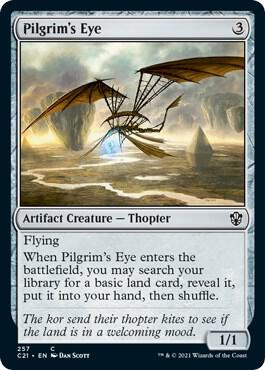Pilgrim's Eye 257 card from Commander 2021