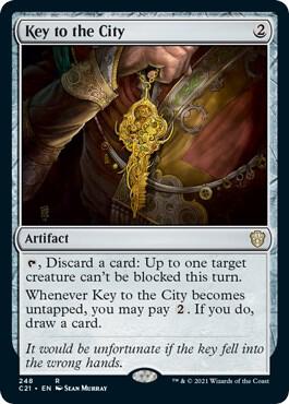 Key to the City 248 card from Commander 2021