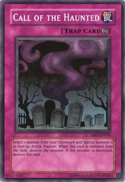 Call Of The Haunted DB1-EN076 card from Dark Beginning 1