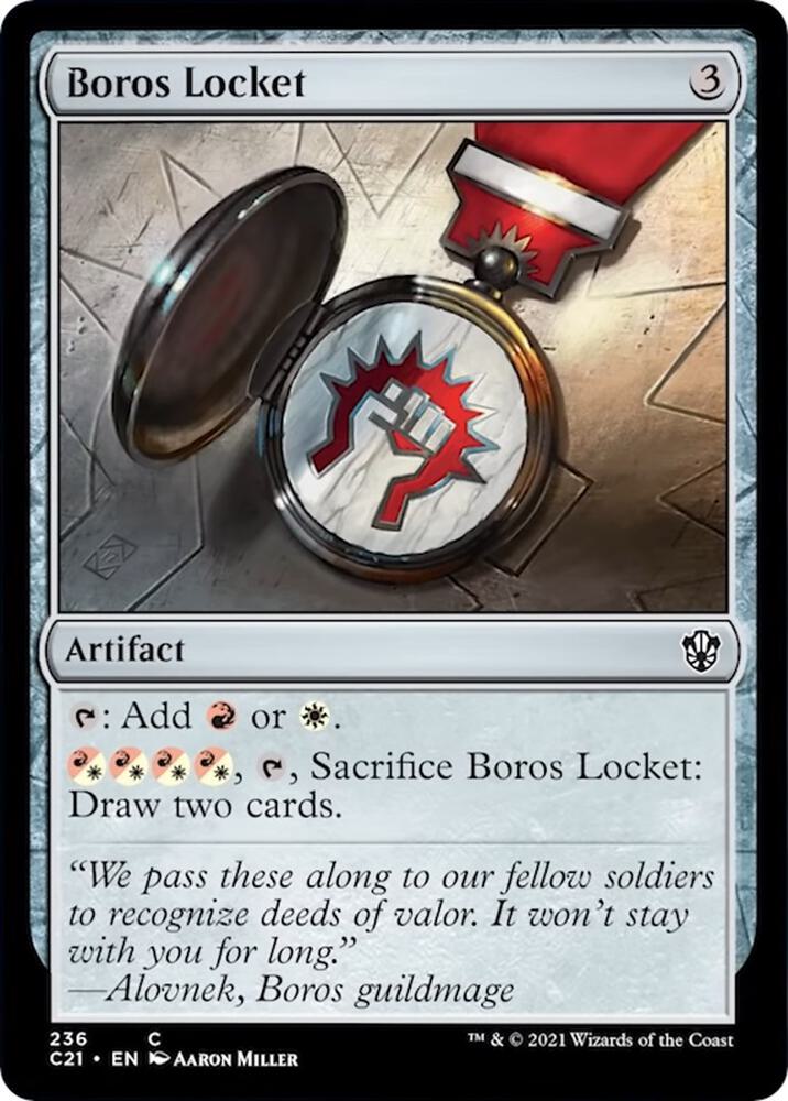 Boros Locket 236 card from Commander 2021