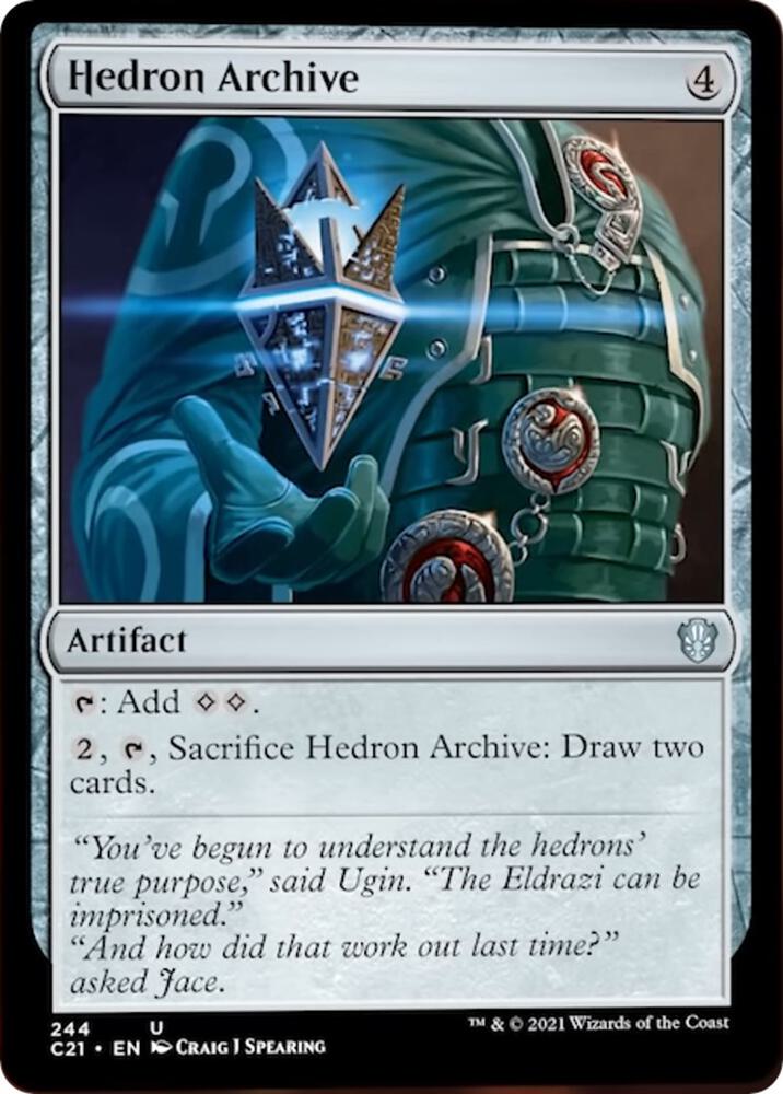Hedron Archive 244 card from Commander 2021