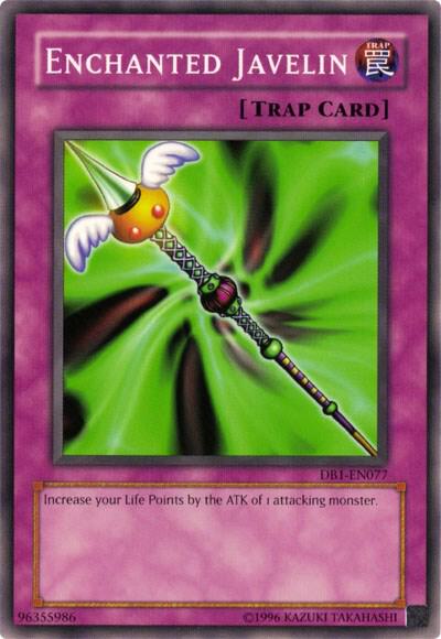 Enchanted Javelin DB1-EN077 card from Dark Beginning 1