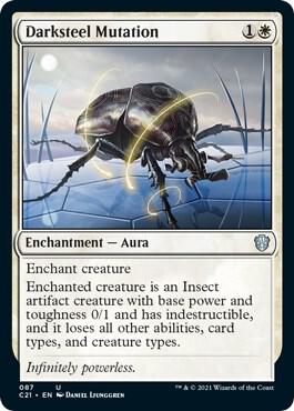 Darksteel Mutation 87 card from Commander 2021