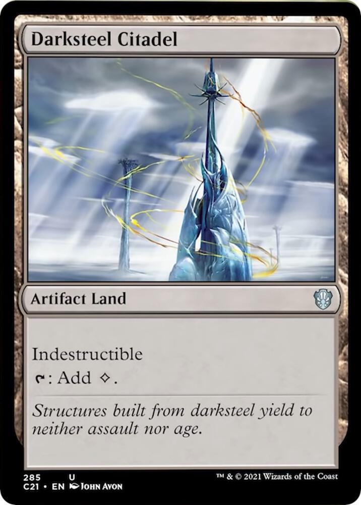 Darksteel Citadel 285 card from Commander 2021