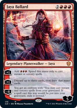 Jaya Ballard 175 card from Commander 2021