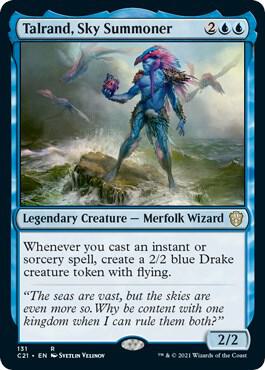 Talrand, Sky Summoner 131 card from Commander 2021