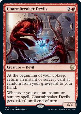 Charmbreaker Devils 162 card from Commander 2021