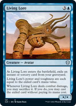 Living Lore 121 card from Commander 2021