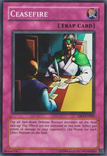 Ceasefire DB1-EN083 card from Dark Beginning 1