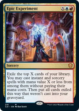 Epic Experiment 216 card from Commander 2021