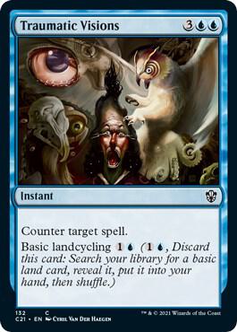 Traumatic Visions 132 card from Commander 2021