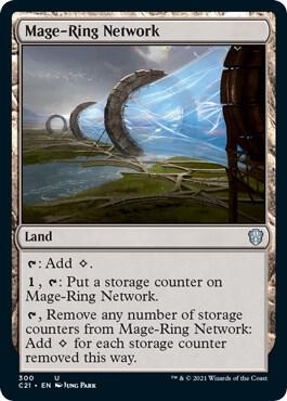 Mage-Ring Network 300 card from Commander 2021