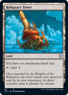 Reliquary Tower 311 card from Commander 2021