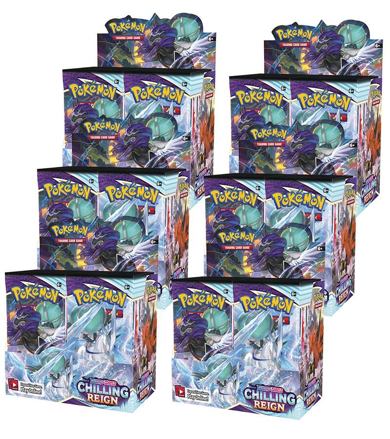 Chilling Reign Booster Box Case card from SWSH06: Chilling Reign
