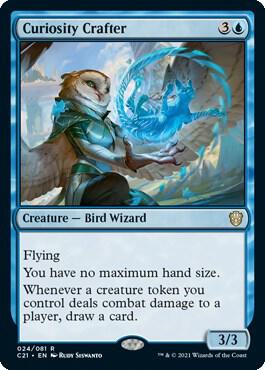 Curiosity Crafter 24 card from Commander 2021