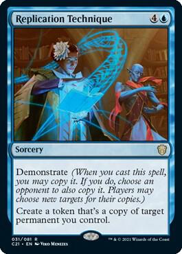 Replication Technique 31 card from Commander 2021
