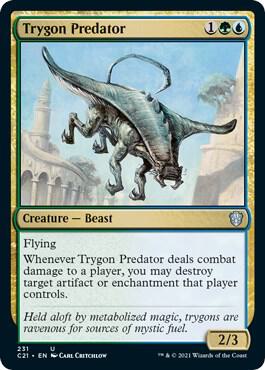 Trygon Predator 231 card from Commander 2021