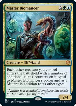 Master Biomancer 224 card from Commander 2021