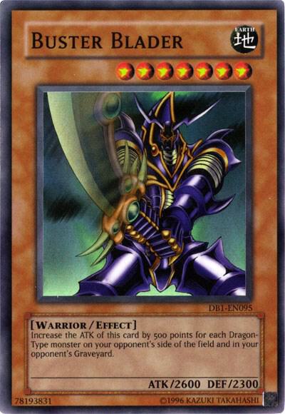 Buster Blader DB1-EN095 card from Dark Beginning 1