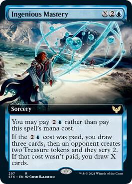 Ingenious Mastery (Extended Art) 297 card from Strixhaven: School of Mages