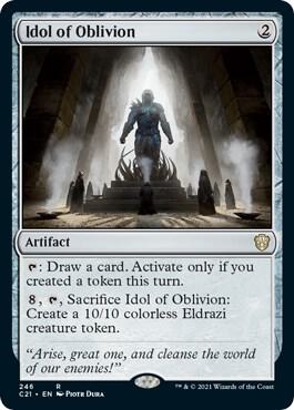 Idol of Oblivion 246 card from Commander 2021