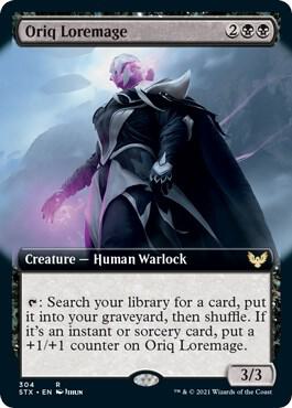 Oriq Loremage (Extended Art) 304 card from Strixhaven: School of Mages