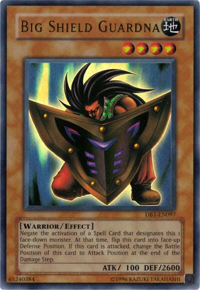 Big Shield Guardna DB1-EN097 card from Dark Beginning 1