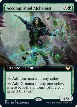 Accomplished Alchemist (Extended Art) 314 card from Strixhaven: School of Mages