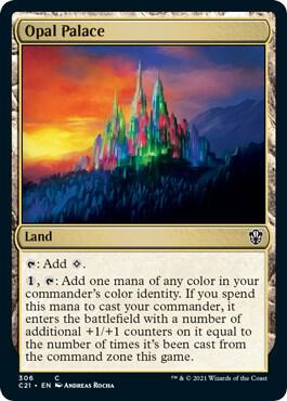 Opal Palace 306 card from Commander 2021