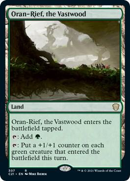 Oran-Rief, the Vastwood 307 card from Commander 2021