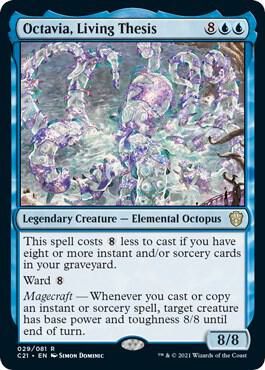Octavia, Living Thesis 29 card from Commander 2021