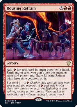 Rousing Refrain 56 card from Commander 2021