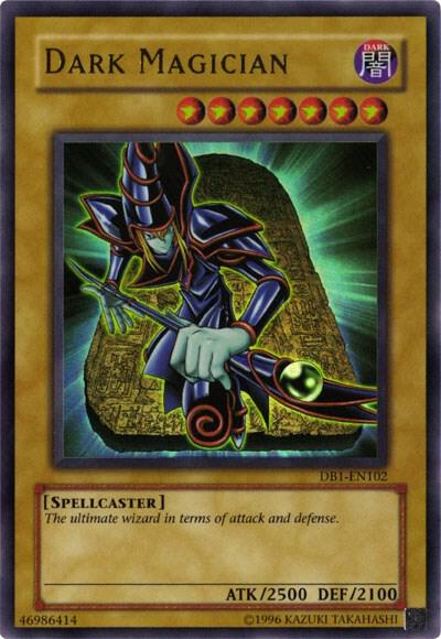 Dark Magician DB1-EN102 card from Dark Beginning 1