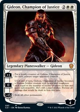Gideon, Champion of Justice 93 card from Commander 2021