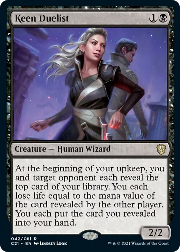 Keen Duelist 42 card from Commander 2021