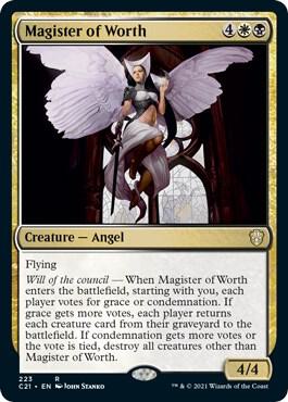 Magister of Worth 223 card from Commander 2021