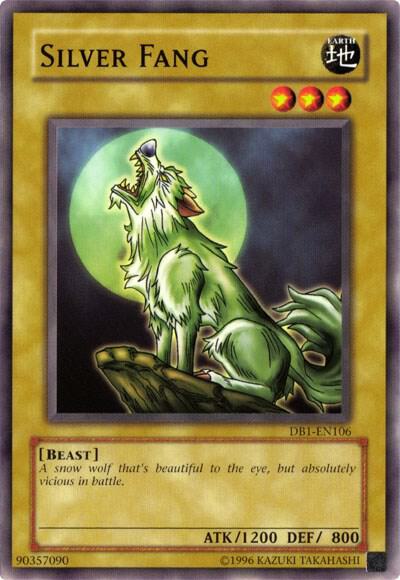 Silver Fang DB1-EN106 card from Dark Beginning 1