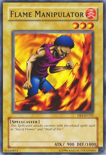 Flame Manipulator DB1-EN107 card from Dark Beginning 1