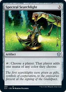 Spectral Searchlight 265 card from Commander 2021