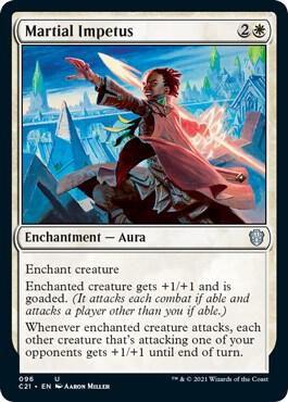Martial Impetus 96 card from Commander 2021