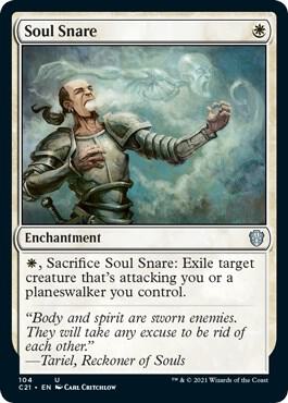 Soul Snare 104 card from Commander 2021