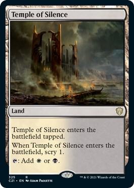 Temple of Silence 325 card from Commander 2021