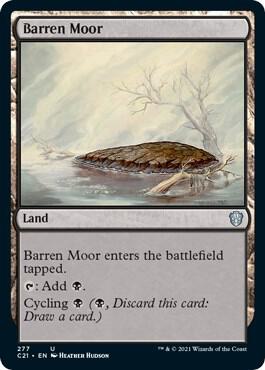 Barren Moor 277 card from Commander 2021
