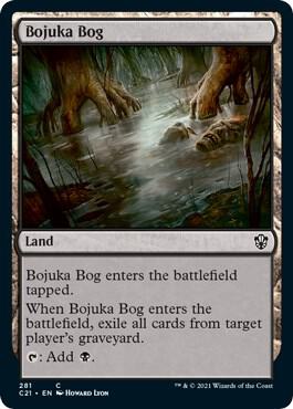 Bojuka Bog 281 card from Commander 2021