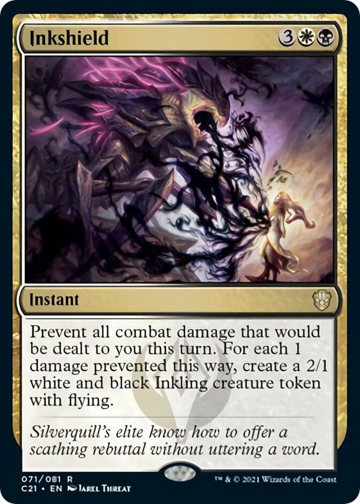 Inkshield 71 card from Commander 2021