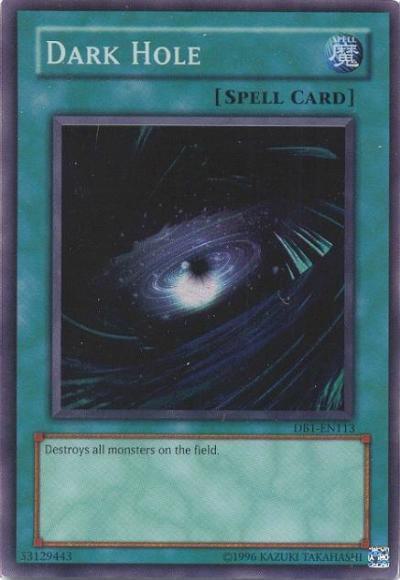 Dark Hole DB1-EN113 card from Dark Beginning 1