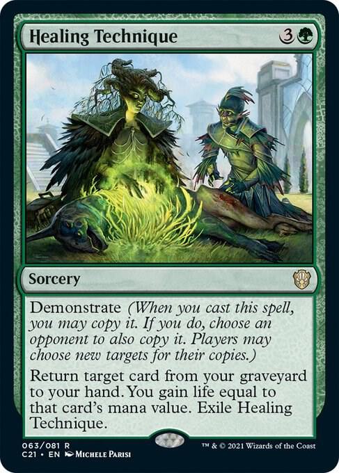 Healing Technique 63 card from Commander 2021